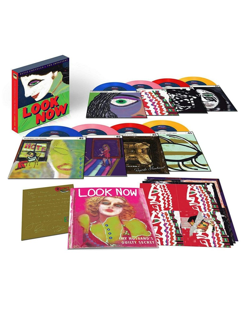 $35.55 Elvis Costello Look Now (8LP) Box Set (Vinyl) Vinyl