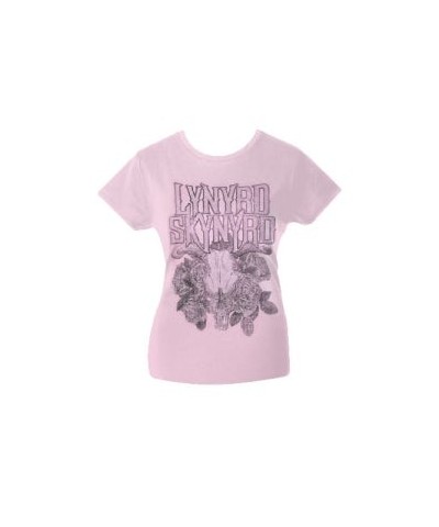 $5.39 Lynyrd Skynyrd Rose Skull Jr. Tee Shirts