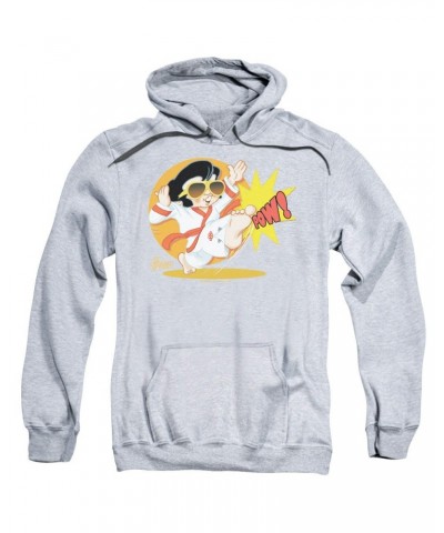 $16.00 Elvis Presley Hoodie | KARATE KING Pull-Over Sweatshirt Sweatshirts