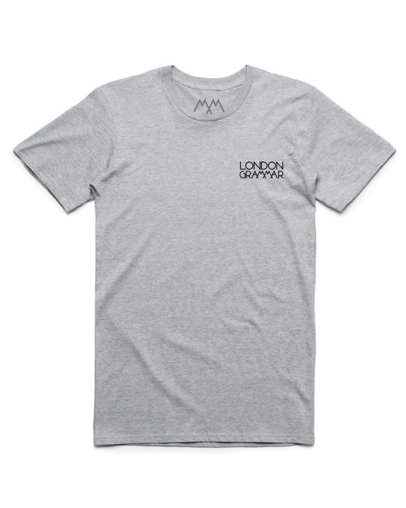 $16.19 London Grammar EMBROIDERED GREY T-SHIRT Shirts