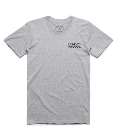 $16.19 London Grammar EMBROIDERED GREY T-SHIRT Shirts