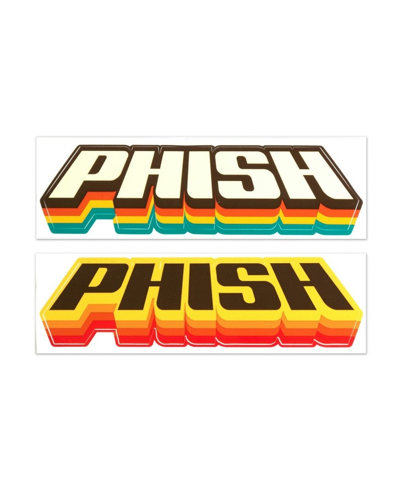 $2.25 Phish Retro Wordmark Sticker Accessories