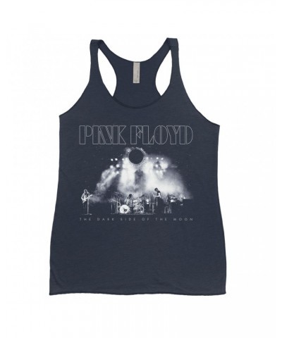 $10.71 Pink Floyd Ladies' Tank Top | Live Performance Dark Side Of The Moon Photo Purple Design Shirt Shirts