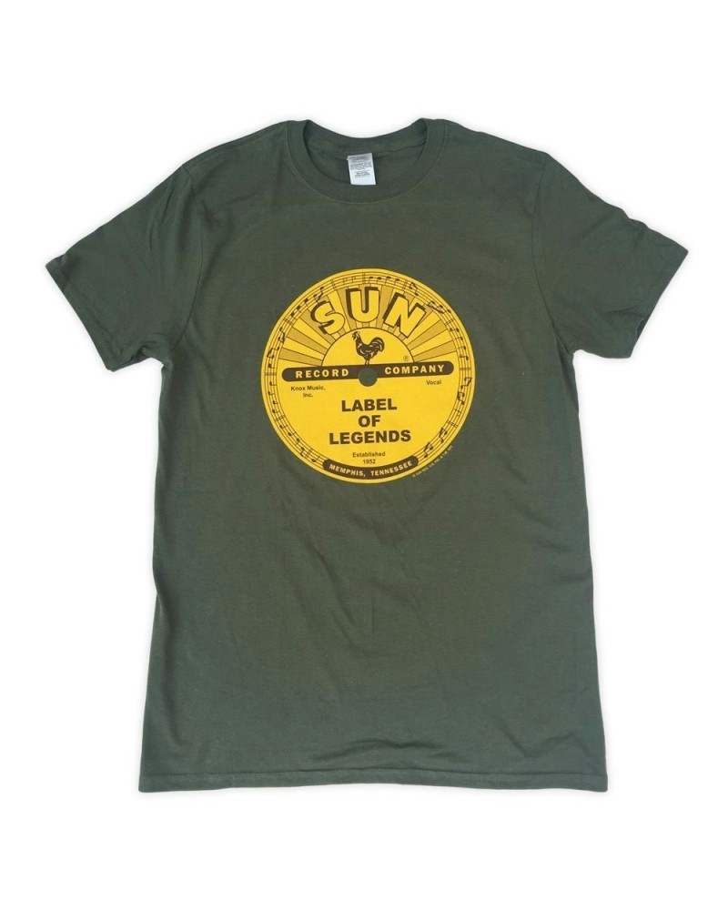 $9.75 Sun Records Label of Legends Green Tee Shirts