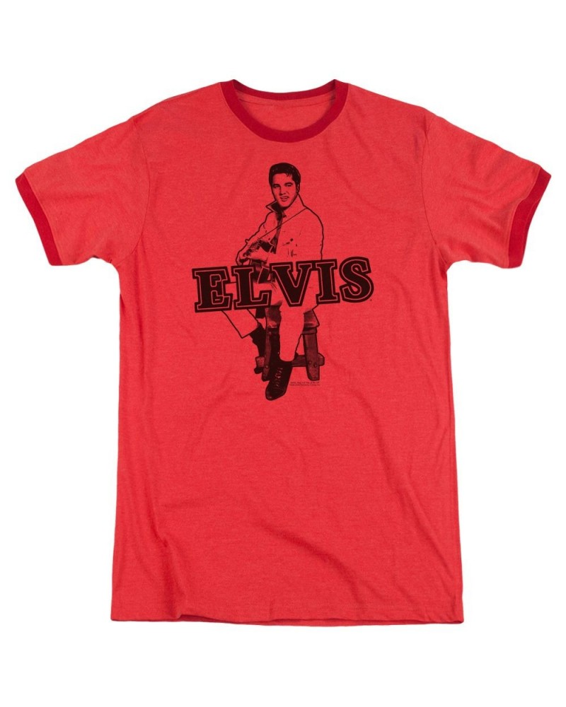 $10.12 Elvis Presley Shirt | JAMMING Premium Ringer Tee Shirts