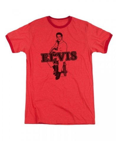 $10.12 Elvis Presley Shirt | JAMMING Premium Ringer Tee Shirts