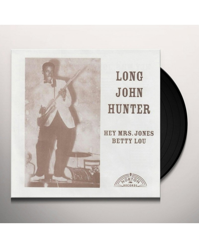 $3.72 Long John Hunter HEY MRS. JONES / BETTY LOU Vinyl Record Vinyl