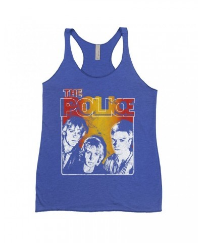 $12.45 The Police Ladies' Tank Top | Outlandos Ombre Trio Distressed Shirt Shirts