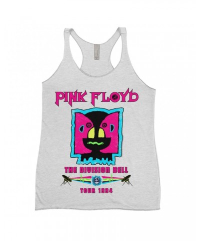 $13.03 Pink Floyd Ladies' Tank Top | Division Bell 1994 Tour Design Shirt Shirts