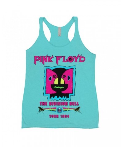 $13.03 Pink Floyd Ladies' Tank Top | Division Bell 1994 Tour Design Shirt Shirts