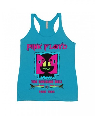 $13.03 Pink Floyd Ladies' Tank Top | Division Bell 1994 Tour Design Shirt Shirts