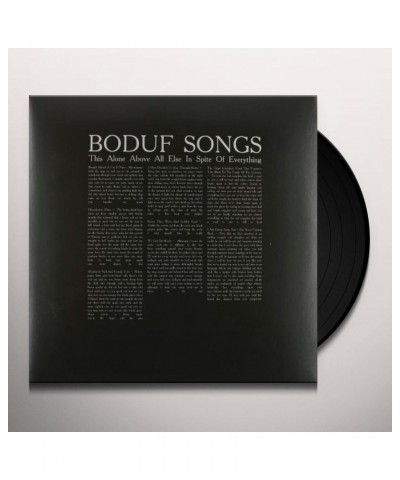 $7.80 Boduf Songs THIS ALONE ABOVE ALL Vinyl Record Vinyl