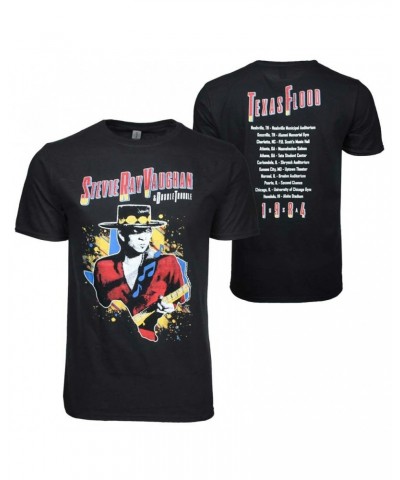 $6.98 Stevie Ray Vaughan T Shirt | Stevie Ray Vaughan 1984 Tour T-Shirt Shirts