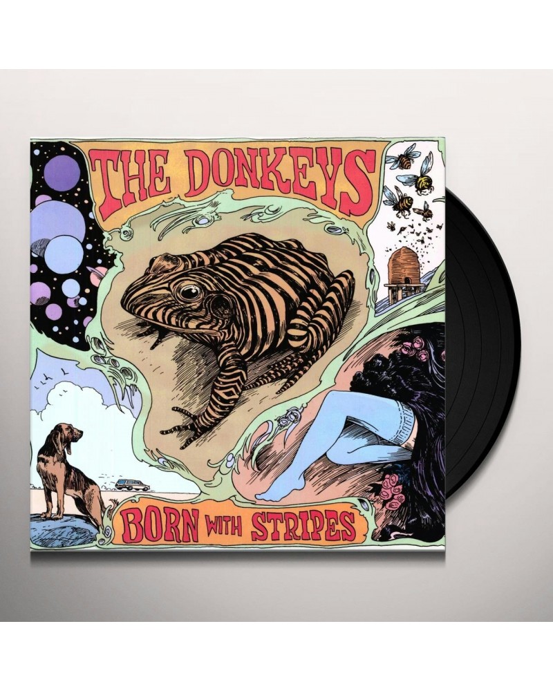 $8.80 The Donkeys Born With Stripes Vinyl Record Vinyl