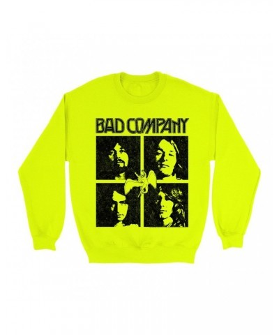 $15.73 Bad Company Bright Colored Sweatshirt | The Early Years Band Design Sweatshirt Sweatshirts