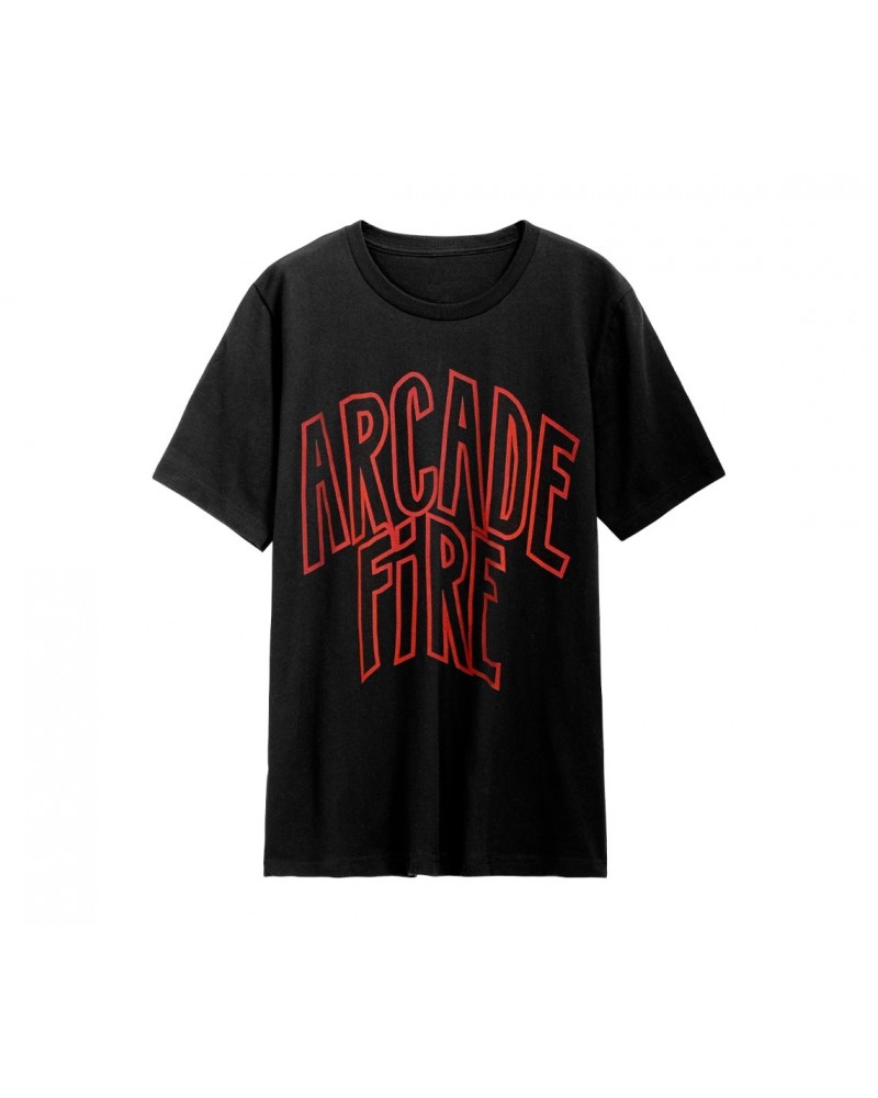 $9.30 Arcade Fire AF Varsity T-Shirt Shirts