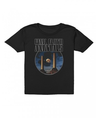 $7.73 Pink Floyd Kids T-Shirt | Animals Album Blue Image Kids T-Shirt Kids