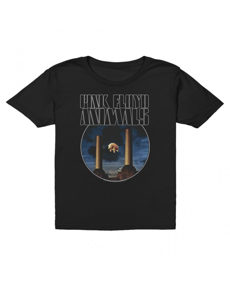 $7.73 Pink Floyd Kids T-Shirt | Animals Album Blue Image Kids T-Shirt Kids