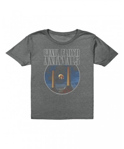 $7.73 Pink Floyd Kids T-Shirt | Animals Album Blue Image Kids T-Shirt Kids