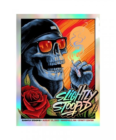 $4.54 Slightly Stoopid 8/25/23 Mansfield MA Foil Show Poster by Max Gramajo (Well Traveled) Decor