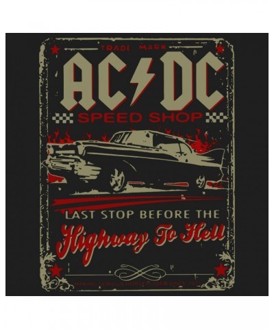 $16.30 AC/DC Zip-Up Hoodie | Speed Shop Highway To Hell Hoodie Sweatshirts