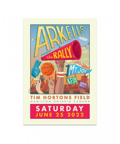 $6.78 Arkells Hamilton ON Tim Hortons Field Poster - June 25 2022 Decor