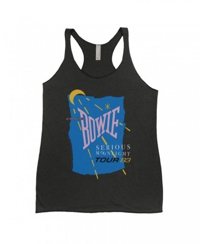 $13.03 David Bowie Ladies' Tank Top | Serious Moonlight 1983 Tour Shirt Shirts