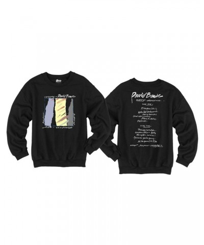 $20.40 David Bowie Scary Monsters 40th Anniversary Black Crewneck Sweatshirt Sweatshirts