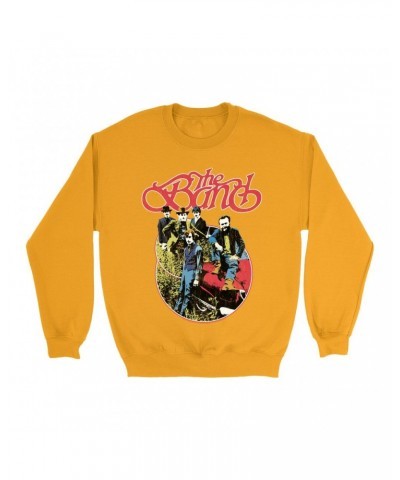 $14.33 The Band Bright Colored Sweatshirt | Group Photo Car Design Distressed Sweatshirt Sweatshirts