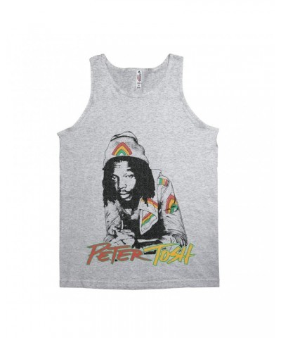 $8.98 Peter Tosh Unisex Tank Top | Reggae Colored Embellishment Illustration Shirt Shirts