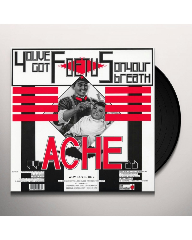 $8.32 Foetus ACHE Vinyl Record Vinyl