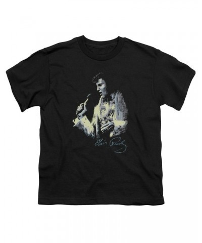 $7.35 Elvis Presley Youth Tee | PAINTED KING Youth T Shirt Kids