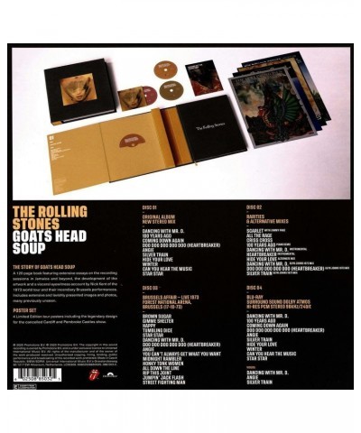 $71.77 The Rolling Stones Goats Head Soup (Super Deluxe/3CD/Blu-ray Box Set) CD