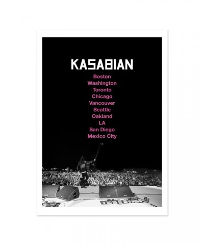 $5.25 Kasabian US Tour 2014 Print Litho Decor