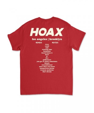 $10.20 HOAX b? Day Red Tee Shirts