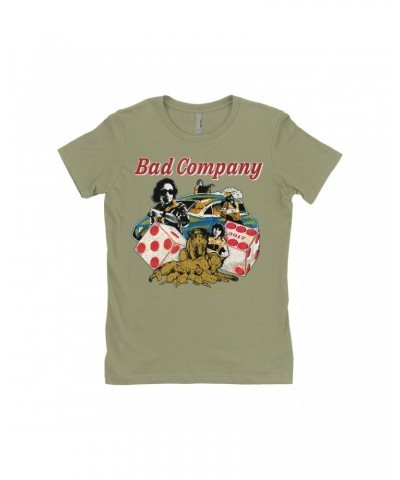 $8.23 Bad Company Ladies' Boyfriend T-Shirt | Rock n' Roll Fantasy '79 Collage Shirt Shirts