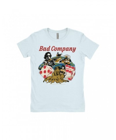 $8.23 Bad Company Ladies' Boyfriend T-Shirt | Rock n' Roll Fantasy '79 Collage Shirt Shirts