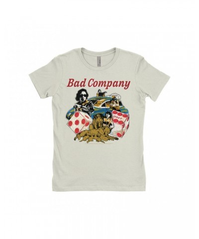 $8.23 Bad Company Ladies' Boyfriend T-Shirt | Rock n' Roll Fantasy '79 Collage Shirt Shirts