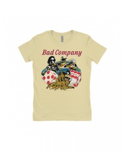 $8.23 Bad Company Ladies' Boyfriend T-Shirt | Rock n' Roll Fantasy '79 Collage Shirt Shirts