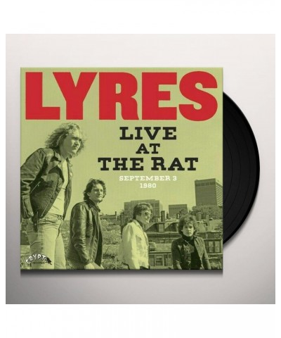 $12.00 Lyres LIVE AT THE RAT SEPTEMBER 3 1980 Vinyl Record Vinyl