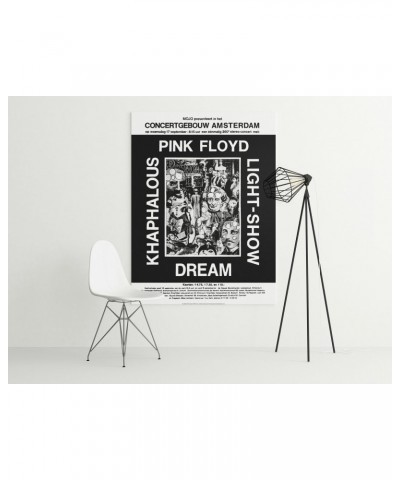 $28.78 Pink Floyd Wall Art | Gebouw Amsterdam Concert Canvas Wrap Decor