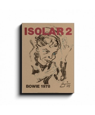 $18.58 David Bowie Wall Art | Isolar 2 1978 Canvas Wrap Decor