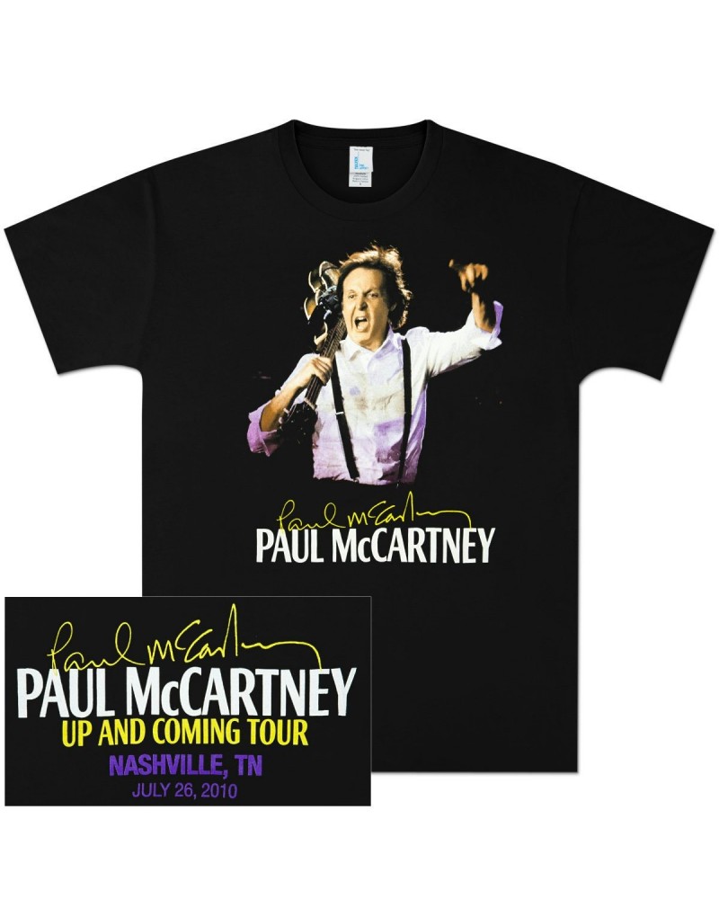 $10.00 Paul McCartney Up and Coming Event T-Shirt - Nashville Shirts