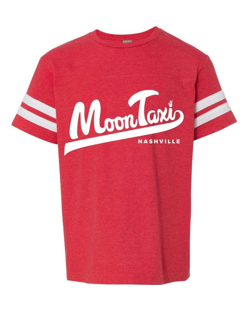 $11.25 Moon Taxi Youth T-Shirt - Red Kids