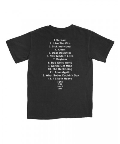 $10.78 Halestorm Into The Wild Album Cover Tee Shirts