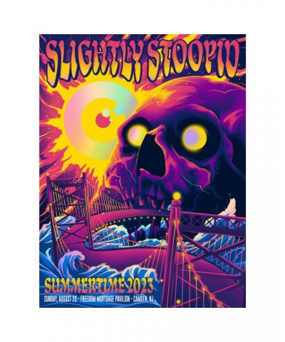 $6.25 Slightly Stoopid 8/20/23 Camden NJ Foil Show Poster by Arno Kiss Decor