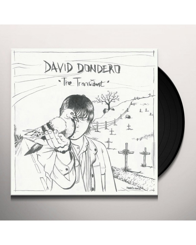 $7.35 David Dondero TRANSIENT (BLACK & WHITE VINYL) Vinyl Record Vinyl