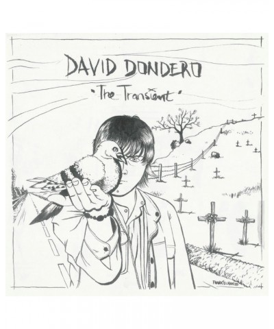 $7.35 David Dondero TRANSIENT (BLACK & WHITE VINYL) Vinyl Record Vinyl