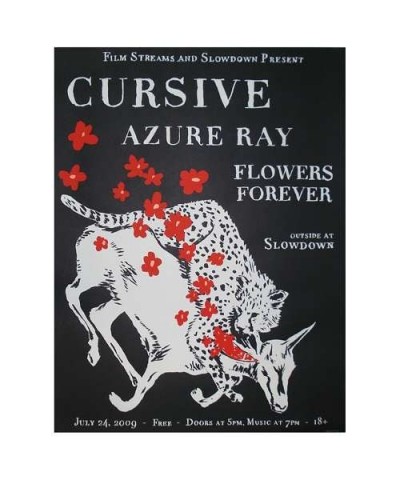 $6.15 Cursive Deadstock Slowdown 2009 Poster Decor