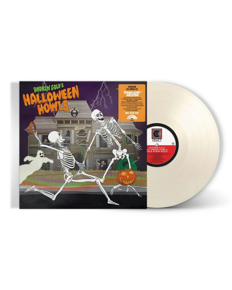 $11.02 Andrew Gold Halloween Howls: Fun & Scary Music (Deluxe Edition/White) Vinyl Record Vinyl